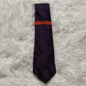 Missoni Dark Purple Zigzag Tie